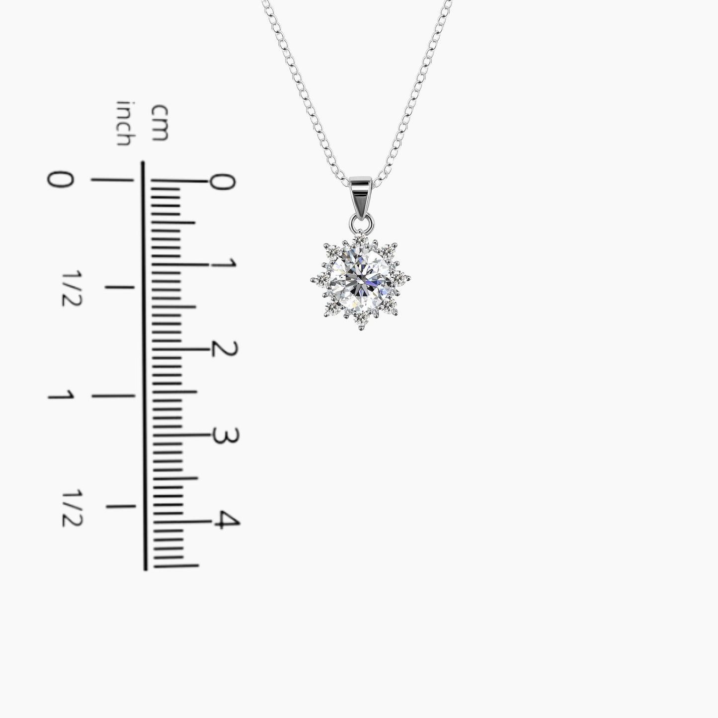 Moissanite 1ct. Unica Pendant Necklace