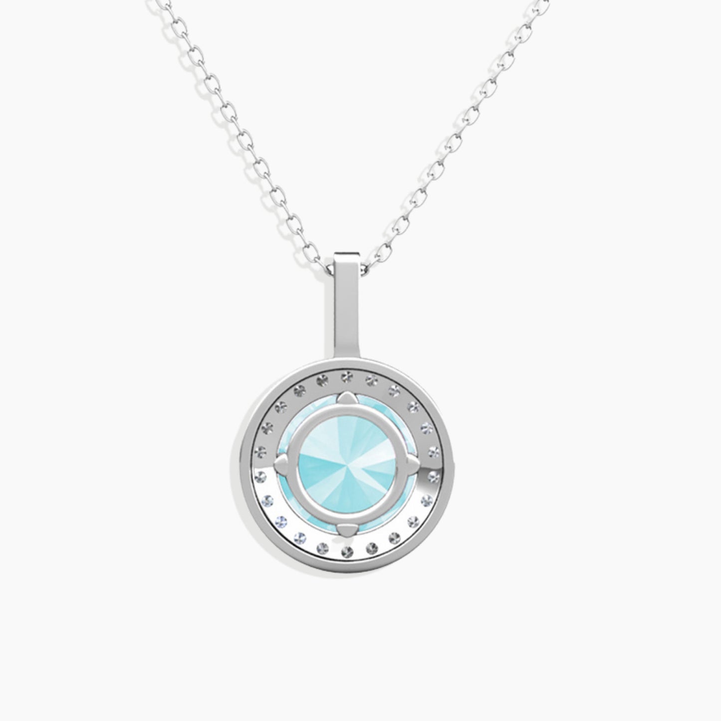 Irosk Topaz Circle Pendant