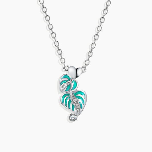 Irosk Turquoise Gracious Necklace in Sterling Silver